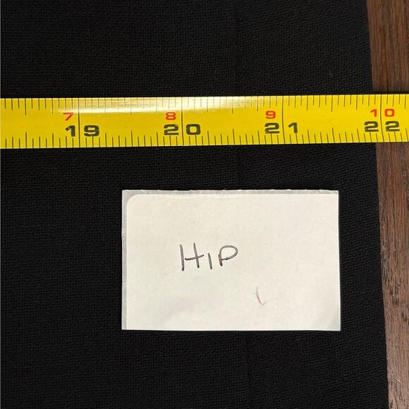 Escada Black Skirt Suit Lace Trim Size 44 EU 12 US - Picture 15 of 16